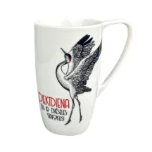 KRŪZE, LIELĀ, PORCELĀNA, DIZAINA, DAUDZKRĀSAINA, 400ML