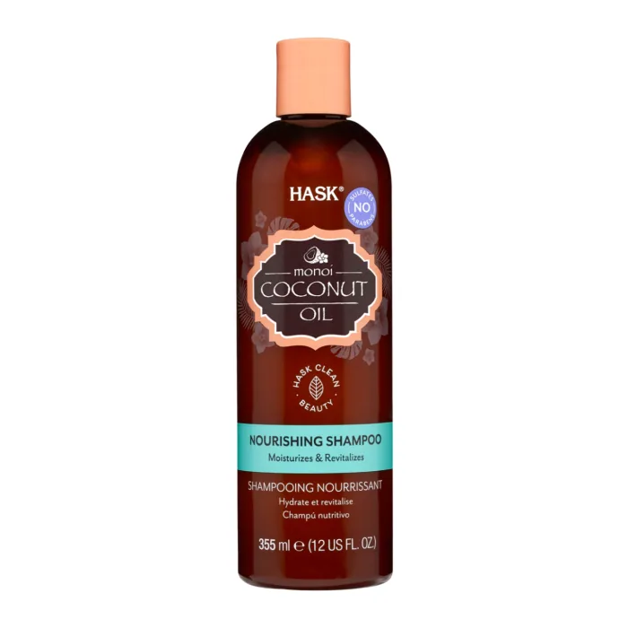 ŠAMPŪNS HASK MONOI AR KOKSRIEKSTU EĻĻU 355ML