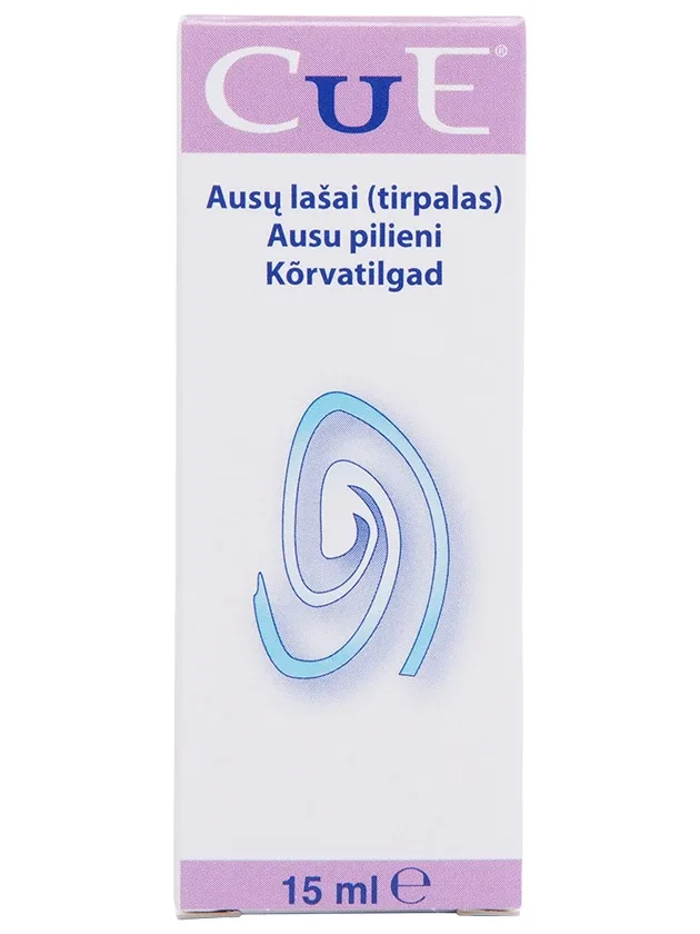 Cue ausu pilieni kairinājuma mazināšanai, 15 ml
