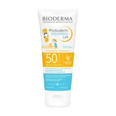 Bioderma Photoderm Pediatrics Lait SPF50+ saules aizsargpieniņš bērniem 12+mēn. 100 ml