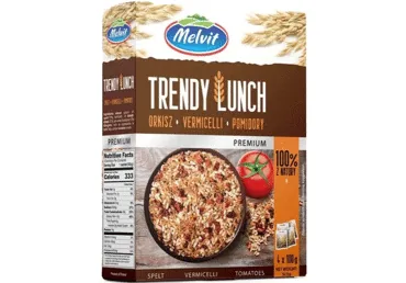 SPELTAS NŪDEL.MELVIT TRENDY LUNCH 4X100G