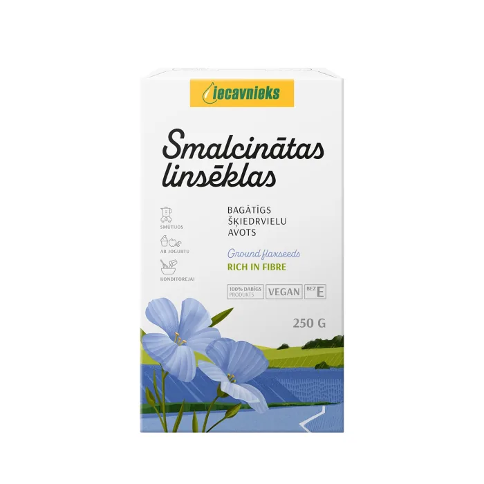 LINSĒKLAS IECAVAS, SMALCINĀTAS 250G