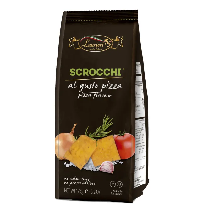 KREKERI LAURIERI SCROCCHI AR PICAS GARŠU 175G
