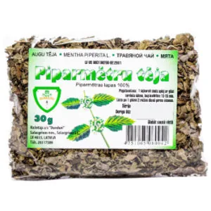 TĒJA PIPARMĒTRU LAPU 30G
