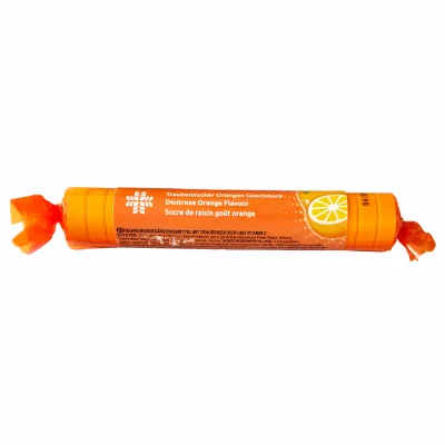 Livsane Dekstroze+C vitamīns (apelsīnu) košļājamās tabletes 44 g