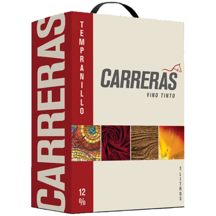 ROZĀ VĪNS CARRERAS TEMPRANILLO 12% 3L