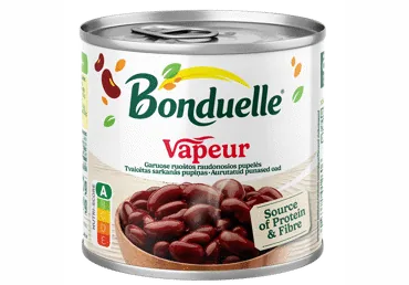 TVAICĒTAS SARKANĀS PUPIŅAS BONDUELLE VAPEUR 310G