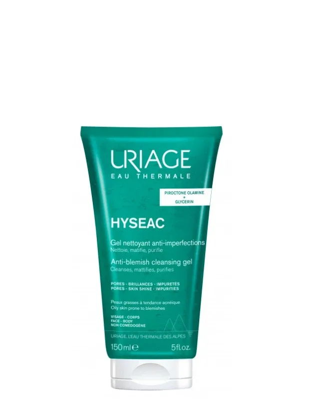 Uriage Hyseac želejveida attīrošais līdzeklis, 150 ml