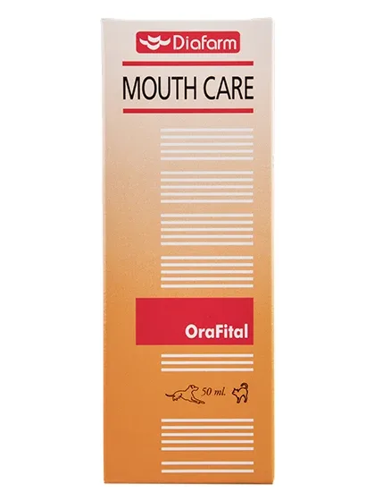 Diafarm Orafital Aerosols mutes higiēnai un zobu balināšanai suņiem, 50 ml