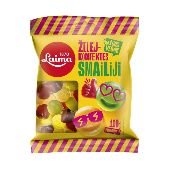 ŽELEJKONFEKTES LAIMA SMAILIJI 100G