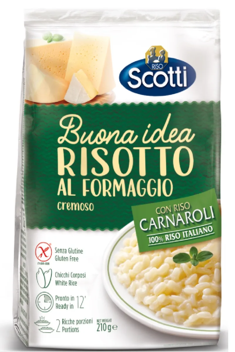 RĪSI RISOTTO SCOTTI MILANESE, AR SIERU, 210G