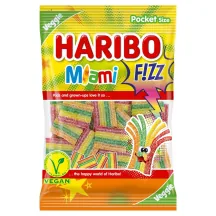 ŽELEJKONFEKTES HARIBO MIAMI FIZZ SĀĻĀS AR AUGĻU GARŠU 85G