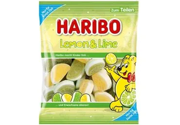 ŽELEJAS KONFEKTES CITRONS UN LAIMS HARIBO 160G