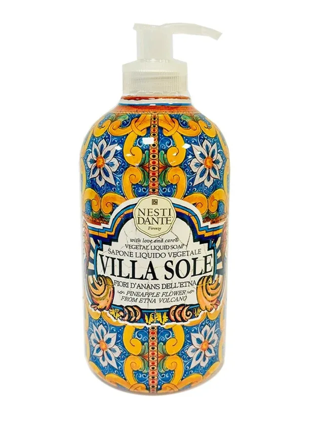 Dolce vivere - ananāsu ziedi no etnas vulkāna šķidrās ziepes, 500 ml