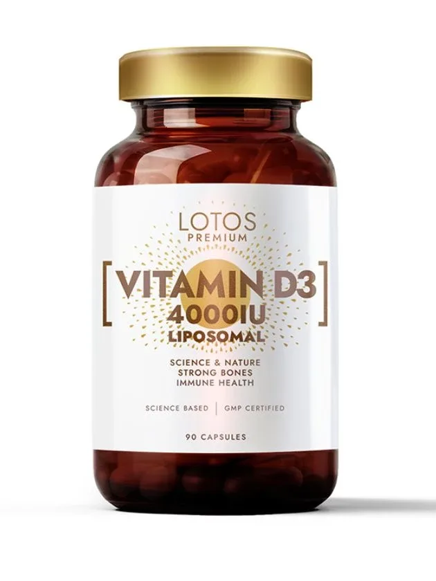 Lotos Premium Liposomal D vitamīns D3 4000IU, 90 kapsulas