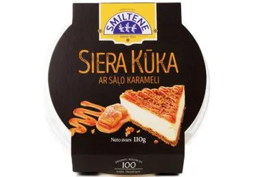 DESERTS SIERA KŪKA AR SĀĻO KARAMELI 110G