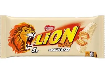 ŠOKOLĀDES BATONIŅI WHITE MULTIPACK LION 5X30G