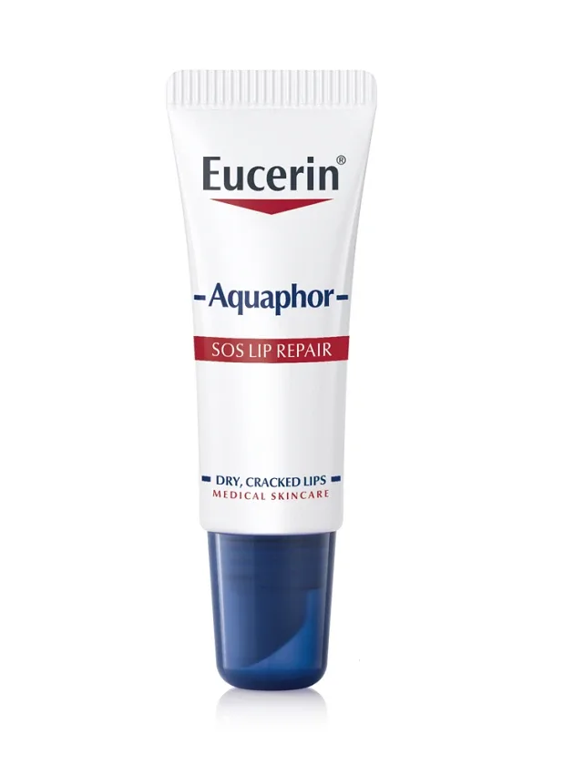 Eucerin Aquaphor Sos Lip repair lūpu balzams, 10 ml