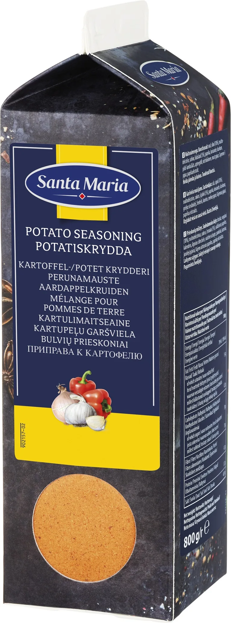 KARTUPEĻU GARŠVIELA 800 G, SANTA MARIA, TETRAPAKA