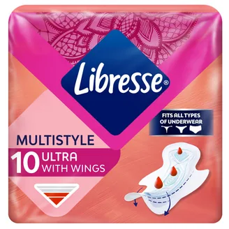 HIGIĒNISKĀS PAKETES LIBRESSE  ULTRA MULTISTYLE 10GAB