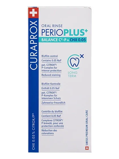 Curaprox Perio Plus Balance mutes skalojamais līdzeklis, 200 ml