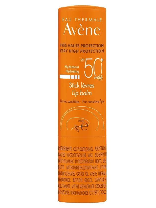 Avene Sun lūpu balzāms SPF 50+, 3 g