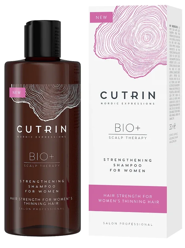 Cutrin BIO+ Maigi attīrošs un stiprinošs šampūns sievietēm, 250 ml