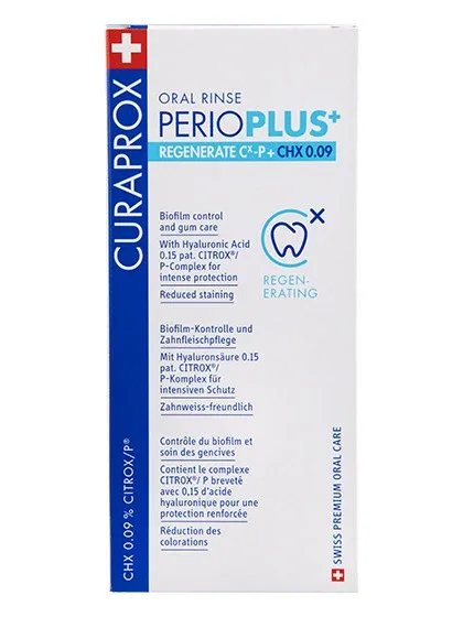 Curaprox Perio Plus+ Regenerate mutes skalojamais līdzeklis, 200 ml