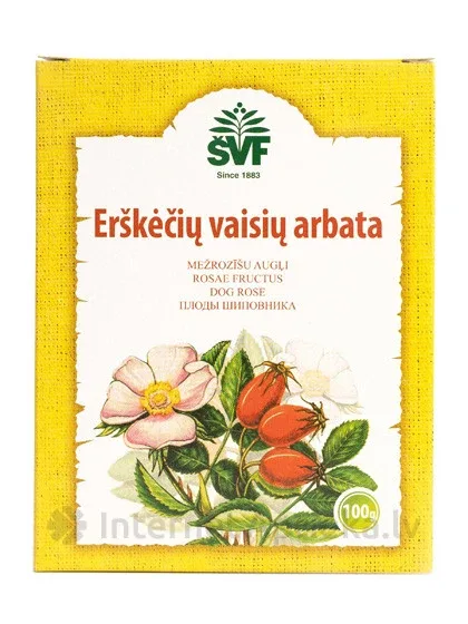 Tēja - mežrozīšu augļi, 100 g