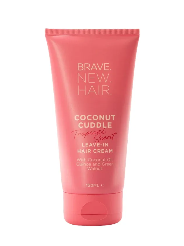 Brave.New.Hair. Coconut Cuddle Tropical mitrinošs matu krēms, 150 ml