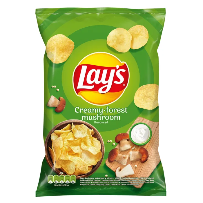 KARTUPEĻU ČIPSI LAY'S AR SĒŅU UN KRĒJUMA GARŠU 130G