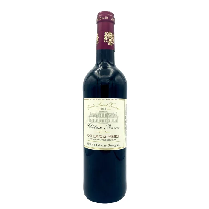 Sarkanvīns Chateau Pierron Bordeaux Superieur sauss 13% 0,75 l