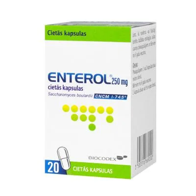 Enterol 250 mg cietās kapsulas N20