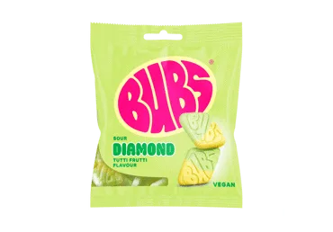 ŽELEJAS KONFEKTES TUTTI FRUTTI BUBS 155G
