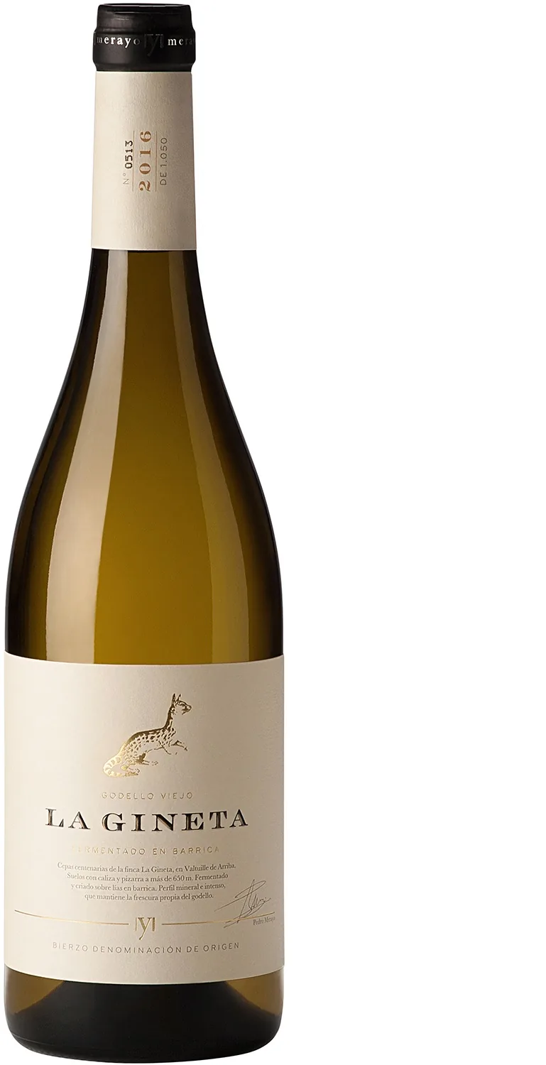 Baltvīns Merayo la Gineta Godello bierzo, sauss, 14%, 0,75 l