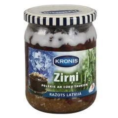 ZIRŅI PELĒKIE AR CŪKU TAUKIEM KRONIS 480G