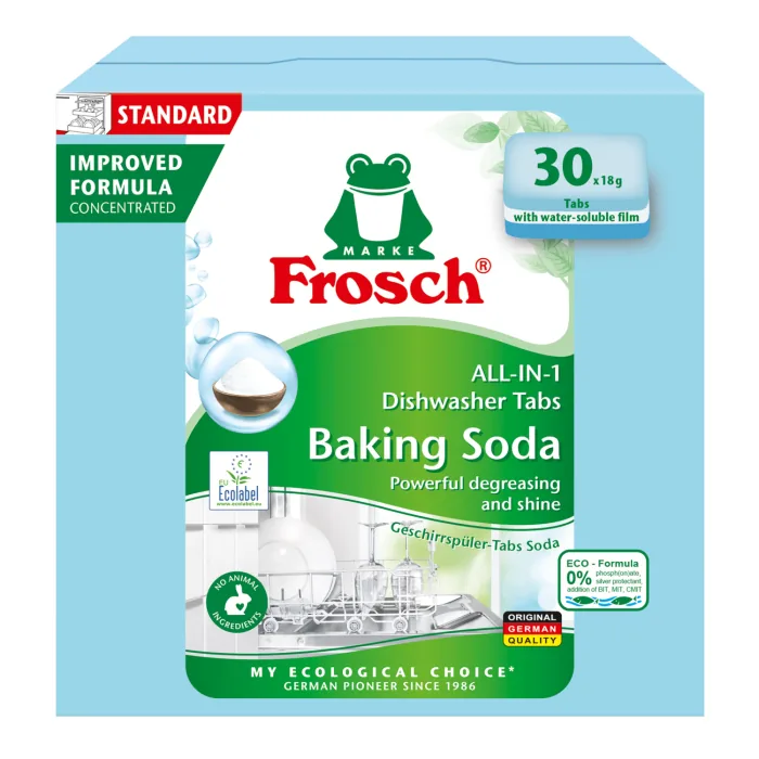 TRAUKU MAZGĀJAMĀS MAŠĪNAS TABLETES FROSCH ALL IN ONE 30GAB.