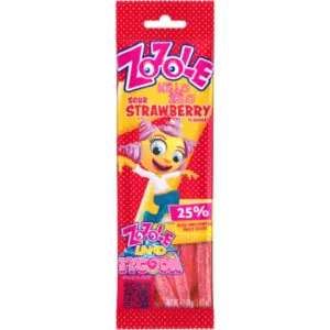 KONFEKTES ŽELEJAS STRAWBERRY ZOZOLE 75G