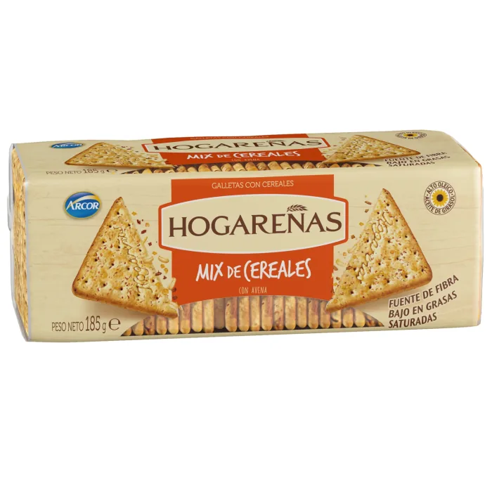 KREKERI HOGARENAS CEREAL MIX AR KLIJĀM UN AUZĀM 185G