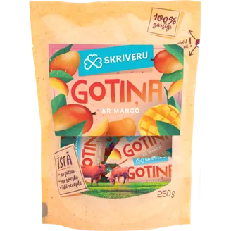 KONFEKTES SKRĪVERU GOTIŅA AR MANGO GARŠU 250G