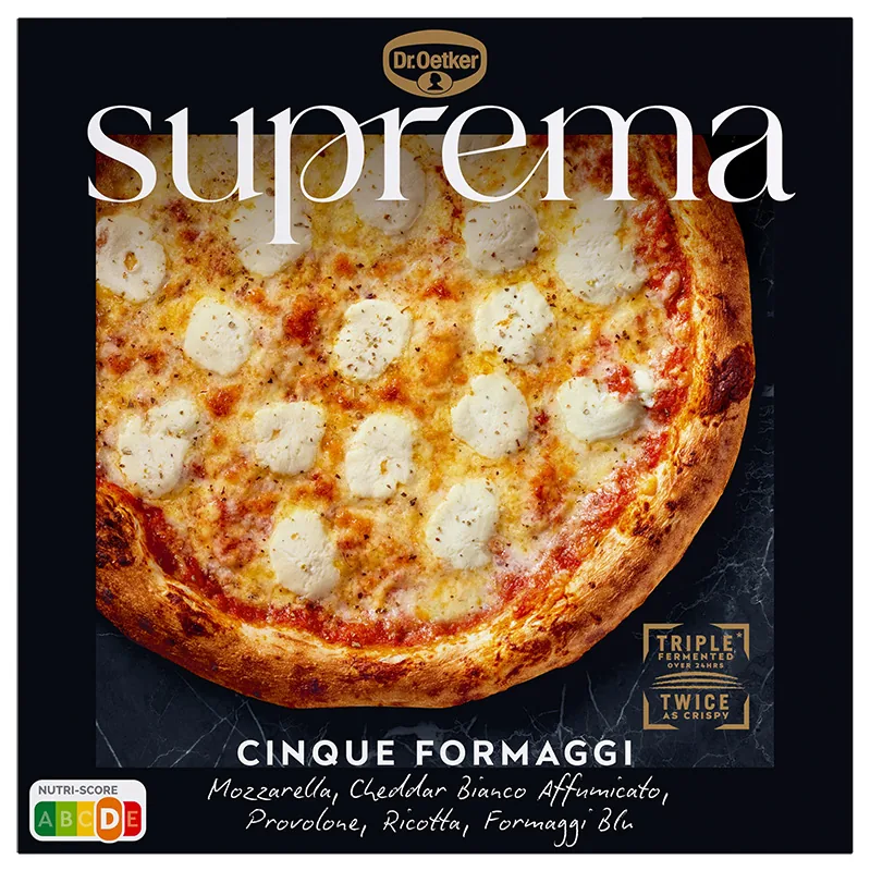 DR.OETKER SALDĒTA PICA CINQUE FORMAGGI SUPREMA 492G