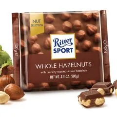 ŠOKOL.RITTER-SPORT,PIE.AR VES.LAZ.R/100G