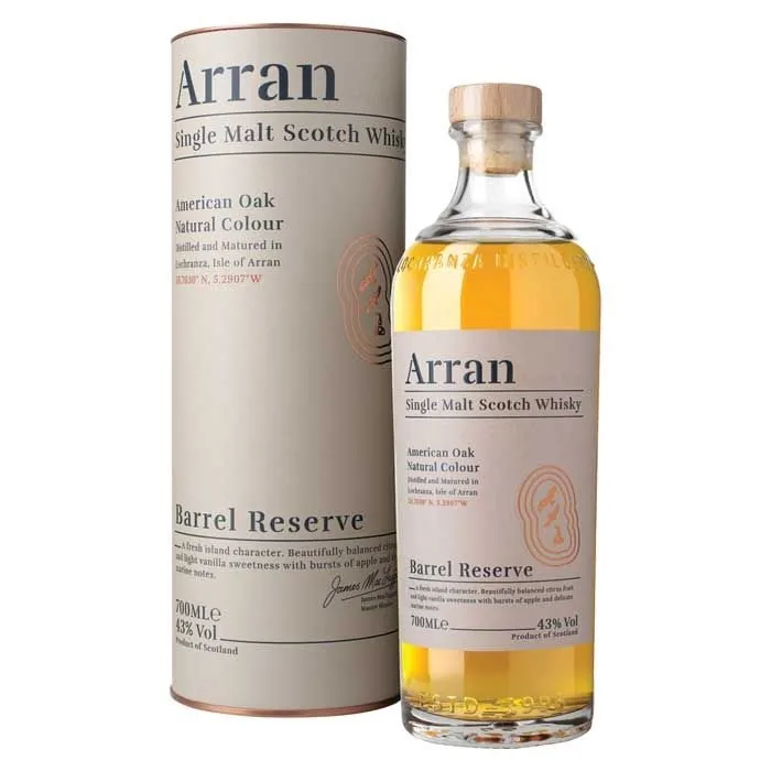 Viskijs arran single malt barrel reserve, 43%, 0,7 l