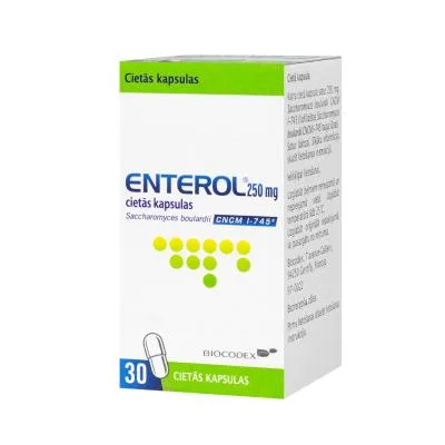 Enterol 250 mg cietās kapsulas N30