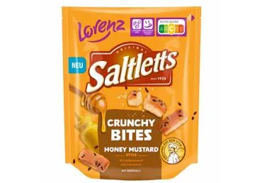 Kraukšķi saltletts medus sinepes Lorenz 100 g