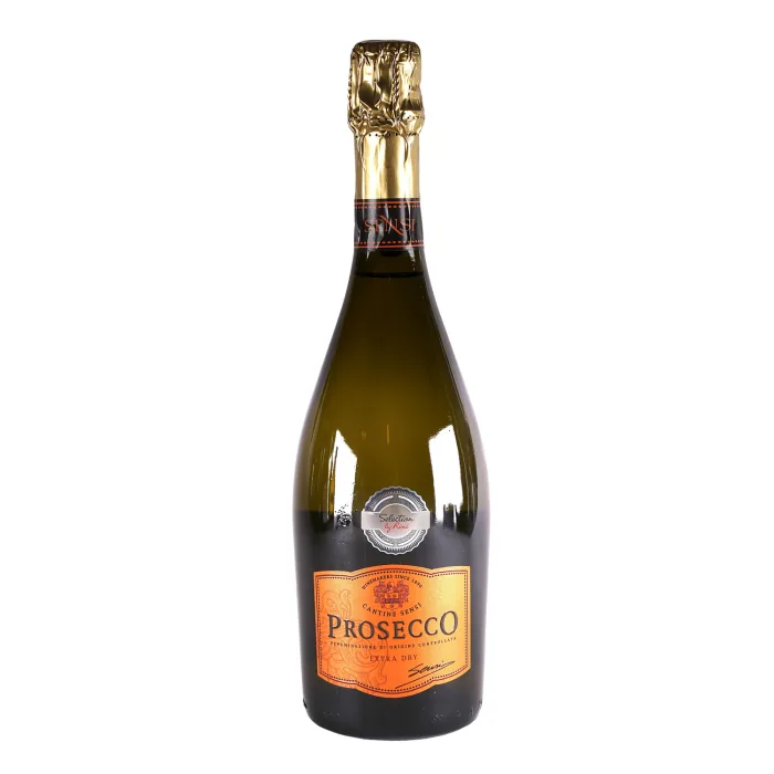 Dzirkstošais vīns Selection by Rimi Sensi Prosecco Extra dry DOC 11% 0,75 l, pussauss