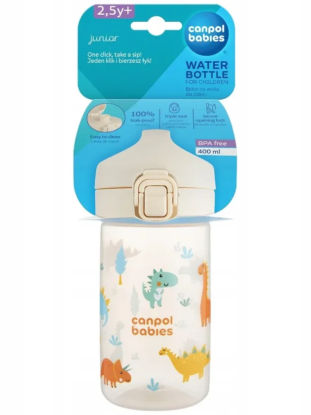 Canpol Babies Junior ūdens pudele 2,5 gadi, 400 ml