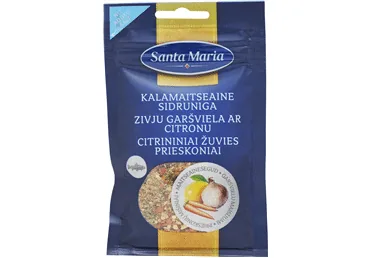ZIVJU GARŠVIELA AR CITRONU SANTA MARIA 23G