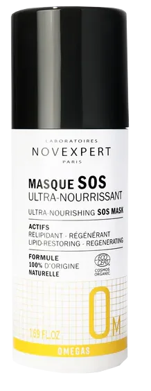 Novexpert Omega Sos Ultra-Nourishing skābju sejas maska, 50 ml
