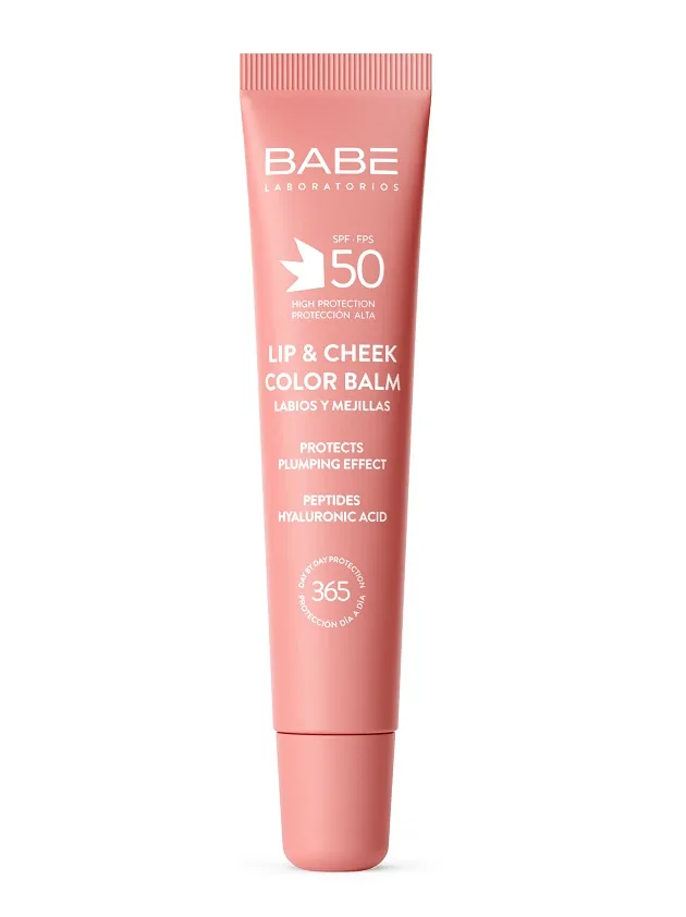 Babē Lip&Cheek SPF50 balzams lūpām un vaigiem rozā, 20 ml